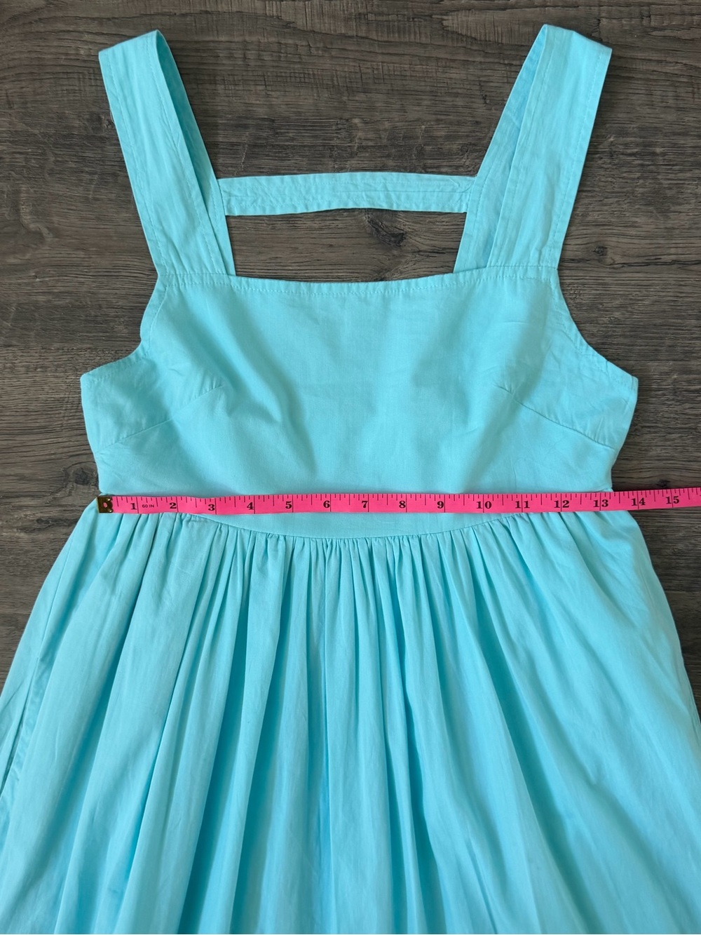 Anthropologie XXS Aqua Open Back Tiered Midi Dress Smocked Pockets - Picture 12 of 15